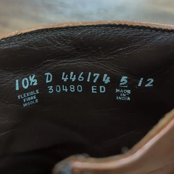 Florsheim Sorrento Pointed Toe Brown Leather Ankle Boots 10.5 D - Picture 7 of 11